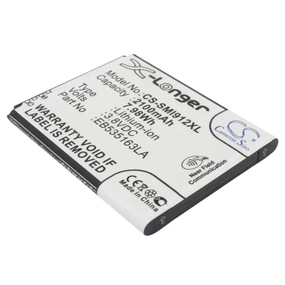 Utángyártott Samsung mobil Li-ion akkumulátor 3.8V 2100mAh EB535163LU, EB535163LA - CameronSino