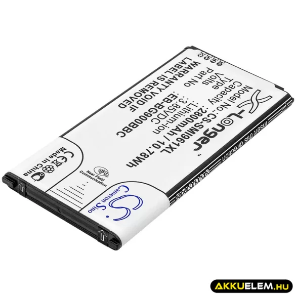 Utángyártott Samsung mobil Li-ion akkumulátor 3.85V 2800mAh EB-BG900BBC, EB-BG900BBE - CameronSino