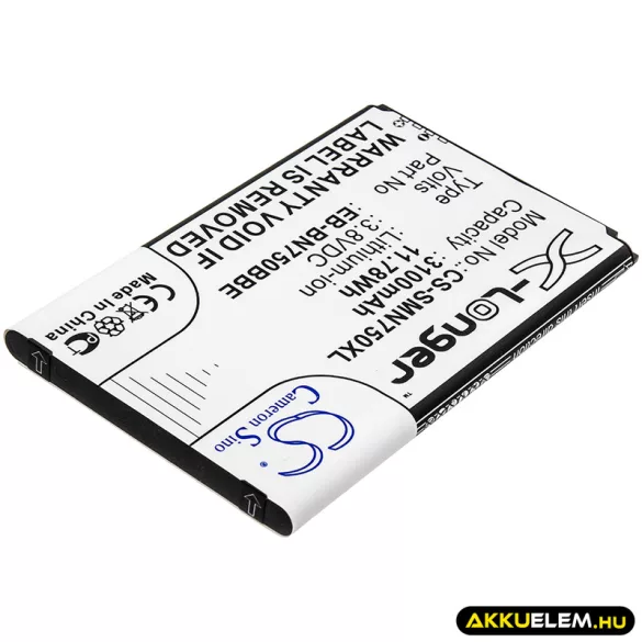 Utángyártott Samsung mobil Li-ion akkumulátor 3.8V 3100mAh EB-BN750BBE, EB-BN750BBC - CameronSino