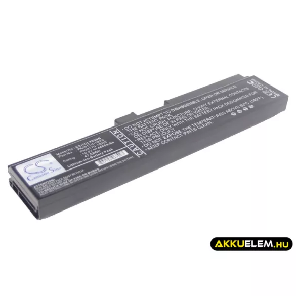 Utángyártott Toshiba laptop Li-ion akkumulátor 10.8V 4400mAh PA3817U-1BAS, PA3817U-1BRS - CameronSino