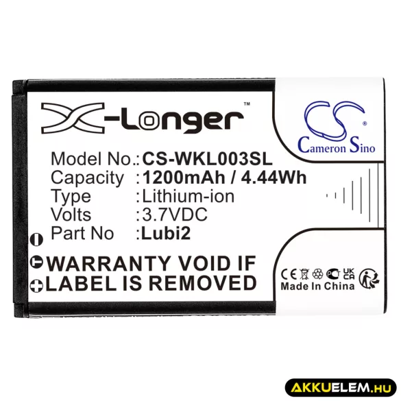 Utángyártott WINNER mobil Li-ion akkumulátor 3.7V 1200mAh - CameronSino