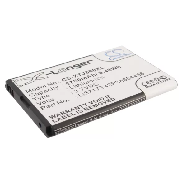 Utángyártott ZTE Hotspot Li-ion akkumulátor 3.7V 1750mAh Li3717T42P3h654458 - CameronSino