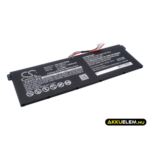 Utángyártott Acer laptop Li-Polymer akkumulátor 11.4V 3000mAh AC14B18J, AC14B18J(3ICP5/57/80) - CameronSino