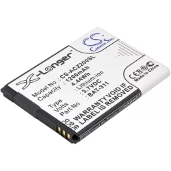   Utángyártott Acer mobil Li-ion akkumulátor 3.7V 1200mAh BAT-311, BAT-311(1ICP5/43/55) - CameronSino