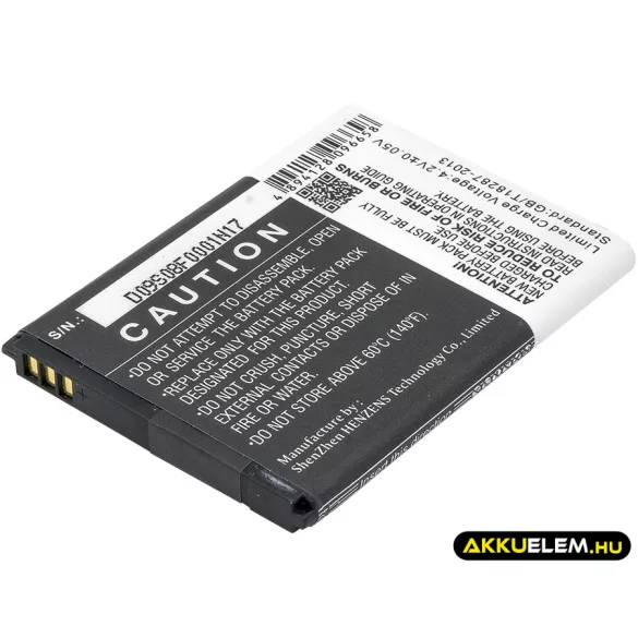 Utángyártott Acer mobil Li-ion akkumulátor 3.7V 1200mAh BAT-311, BAT-311(1ICP5/43/55) - CameronSino