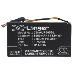   Utángyártott Asus Tablet Li-Polymer akkumulátor 3.75V 5050mAh C11-P05 - CameronSino