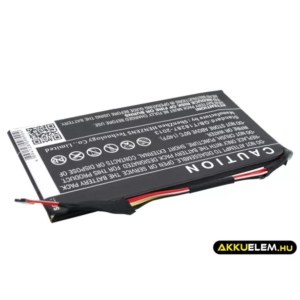 Utángyártott Asus Tablet Li-Polymer akkumulátor 3.75V 5050mAh C11-P05 - CameronSino