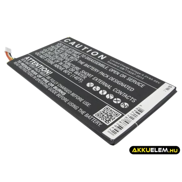 Utángyártott Dell Tablet Li-Polymer akkumulátor 3.7V 4100mAh P706T, 0CJP38 - CameronSino