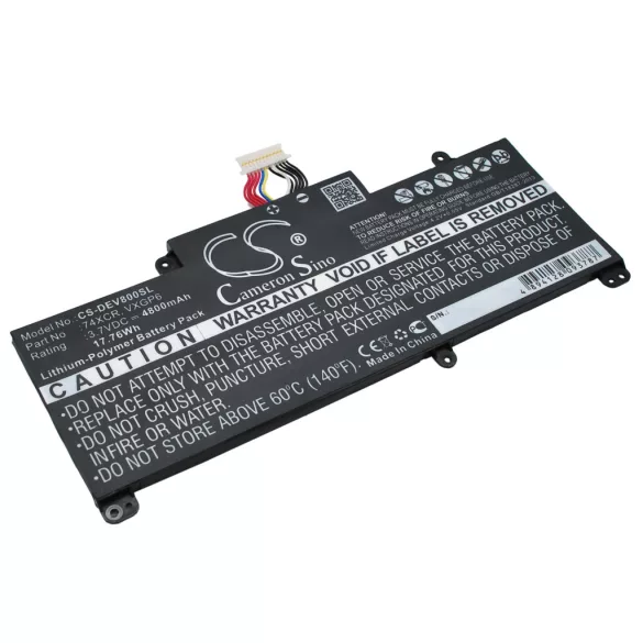 Utángyártott Dell Tablet Li-Polymer akkumulátor 3.7V 4800mAh 74XCR, VXGP6 - CameronSino