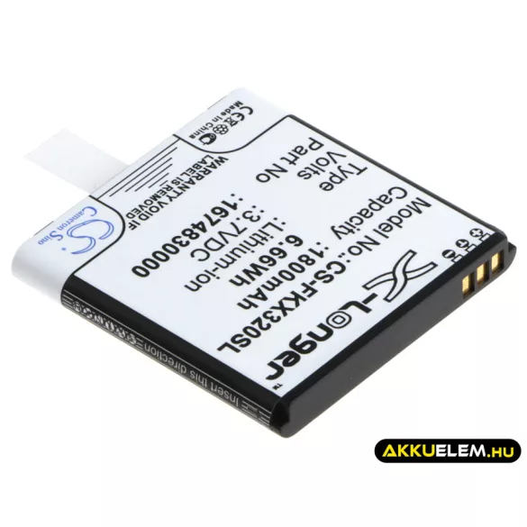 Utángyártott Falk GPS Li-ion akkumulátor 3.7V 1800mAh 1674830000 - CameronSino