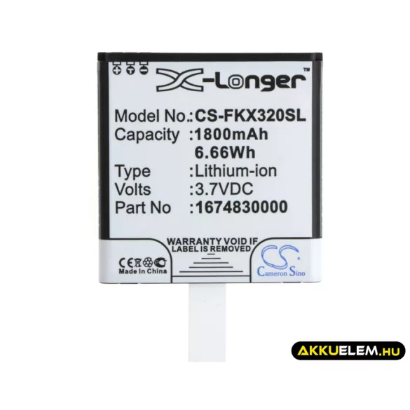 Utángyártott Falk GPS Li-ion akkumulátor 3.7V 1800mAh 1674830000 - CameronSino