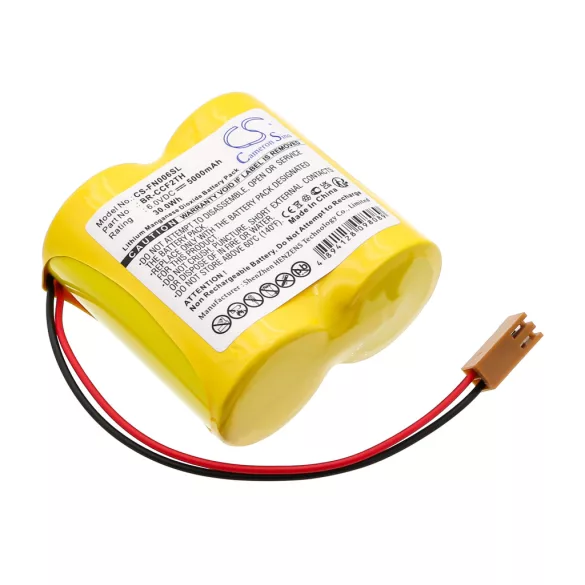 Utángyártott Mori Seiki PLC Li-MnO2 elem 6V 5000mAh - CameronSino
