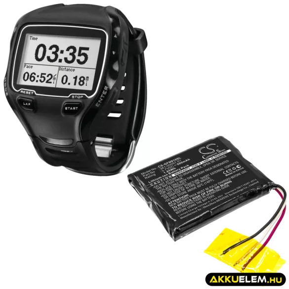 Utángyártott Garmin GPS Li-ion akkumulátor 3.7V 500mAh 361-00057-01, 361-00057-00 - CameronSino