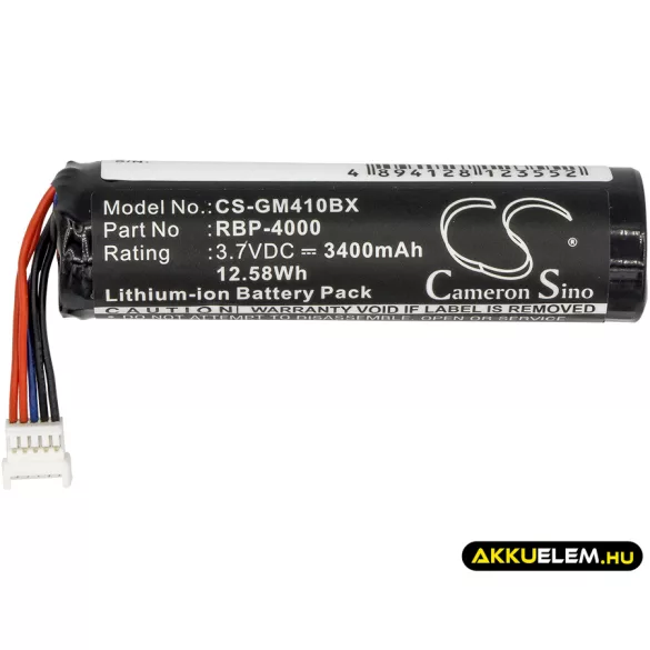Utángyártott HP Vonalkód szkenner Li-ion akkumulátor 3.7V 3400mAh - CameronSino