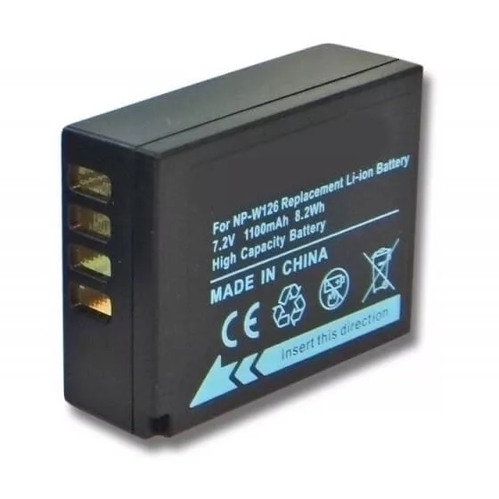 Fuji NP-W126 7,2V 1100mAh digitális fényképezőgép akkumulátor utángyártott Fuji NP-W126 7,2V 1100mAh digitális fényképezőgép akkumulátor utángyártott
