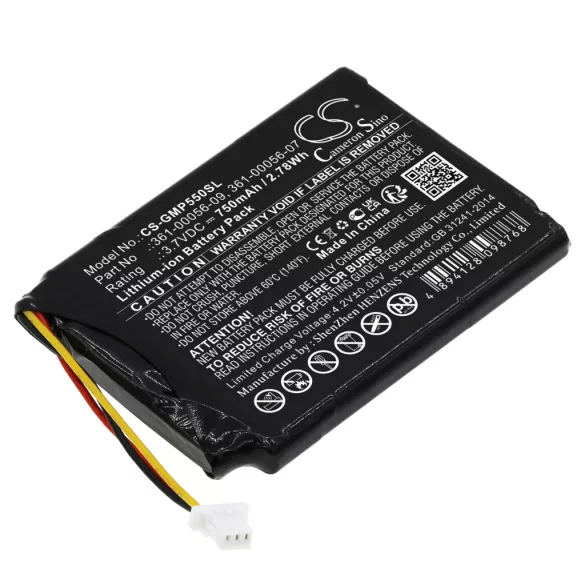 Utángyártott Garmin Kutyanyakörv Li-ion akkumulátor 3.7V 750mAh 361-00056-07, 361-00056-09 - CameronSino