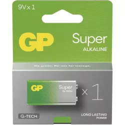 GP 1604A Super Alkaline 9V tartós elem