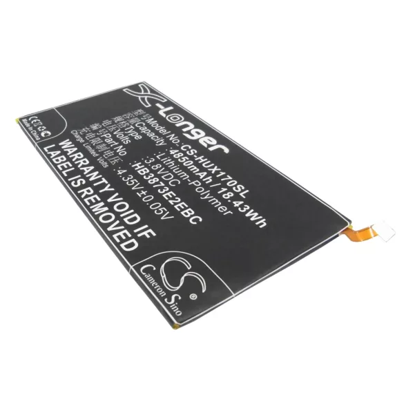 Utángyártott Huawei Tablet Li-Polymer akkumulátor 3.8V 4850mAh HB3873E2EBC, HB3873E2EBW - CameronSino