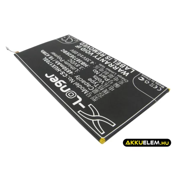 Utángyártott Huawei Tablet Li-Polymer akkumulátor 3.8V 4850mAh HB3873E2EBC, HB3873E2EBW - CameronSino