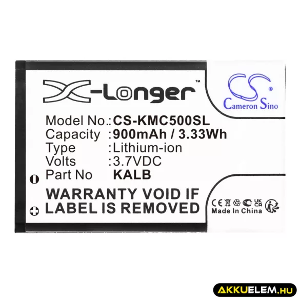 Utángyártott NGM mobil Li-ion akkumulátor 3.7V 900mAh BL-40, BL-OS4 - CameronSino