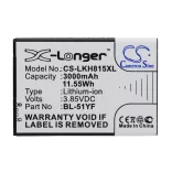 Utángyártott LG mobil Li-ion akkumulátor 3.85V 3000mAh BL-51YF, EAC62858501 - CameronSino