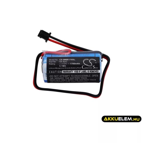 Utángyártott Mitsubishi PLC Li-MnO2 elem 3V 1700mAh Q6-BAT, 130376 - CameronSino