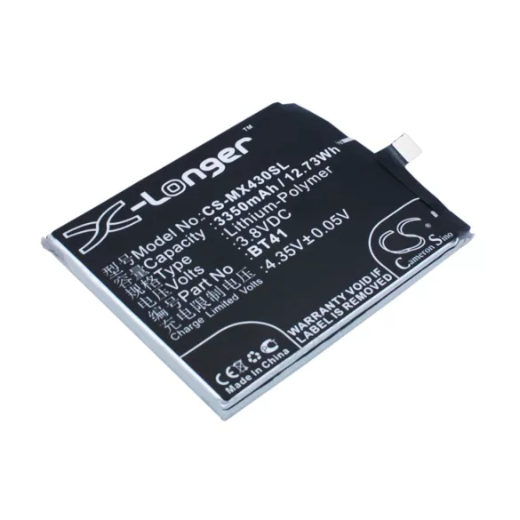 Utángyártott MeiZu mobil Li-Polymer akkumulátor 3.8V 3350mAh BT41, N0004720 - CameronSino