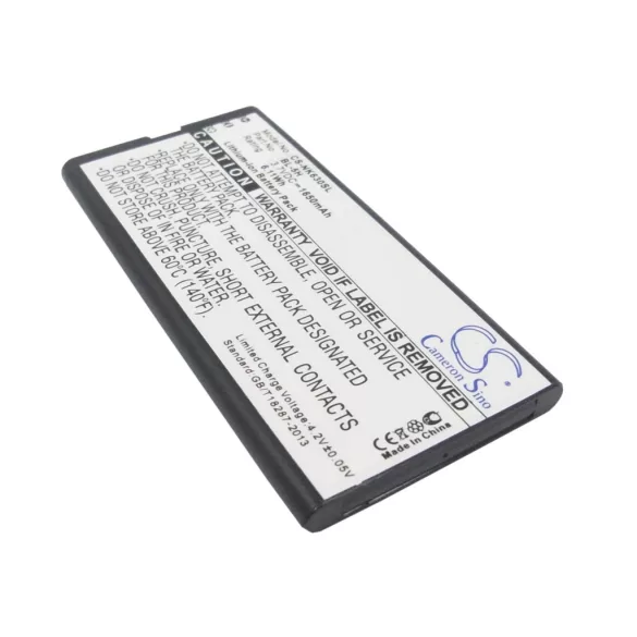 Utángyártott Microsoft mobil Li-ion akkumulátor 3.7V 1650mAh BL-5H - CameronSino