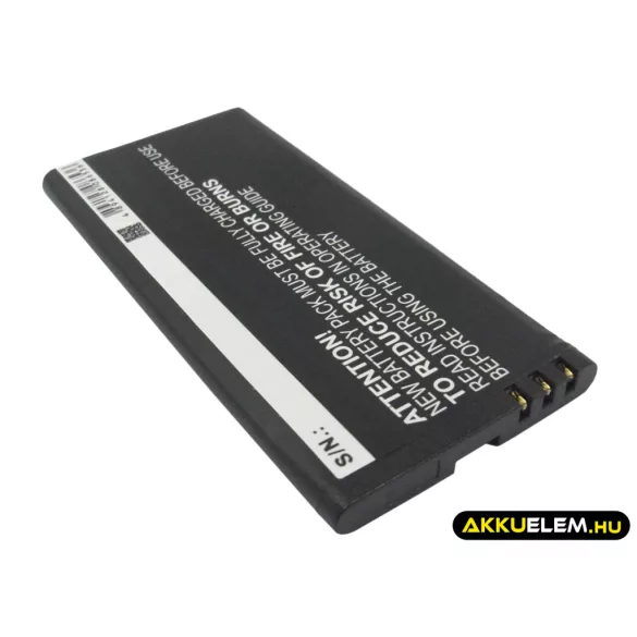 Utángyártott Microsoft mobil Li-ion akkumulátor 3.7V 1650mAh BL-5H - CameronSino