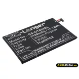 Utángyártott Alcatel mobil Li-Polymer akkumulátor 3.8V 3100mAh TLp031C2, TLP031C1 - CameronSino