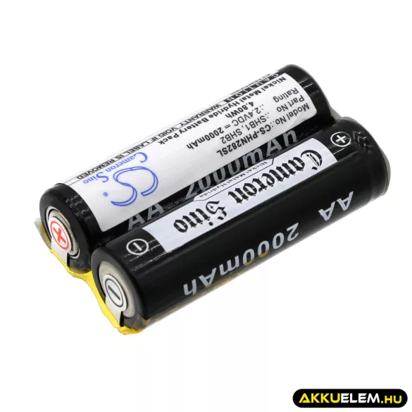 Utángyártott Eltron Borotva Ni-MH akkumulátor 2.4V 2000mAh - CameronSino