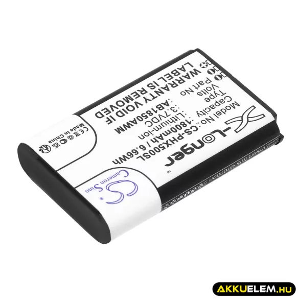 Utángyártott Philips mobil Li-ion akkumulátor 3.7V 1800mAh AB1850AWM - CameronSino