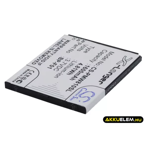 Utángyártott PHICOMM mobil Li-ion akkumulátor 3.7V 1300mAh BP-F01 - CameronSino