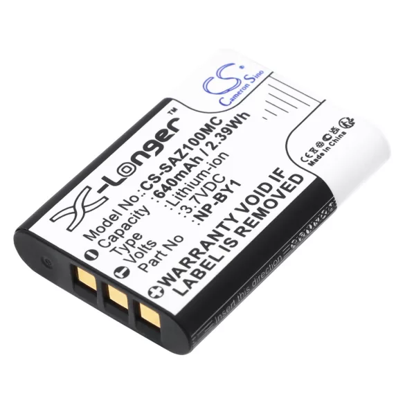 Utángyártott Sony Kamera Li-ion akkumulátor 3.7V 640mAh NP-BY1 - CameronSino