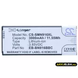 Utángyártott Samsung mobil Li-ion akkumulátor 3.85V 3000mAh EB-BN916BBC, EB-BN916BBE - CameronSino