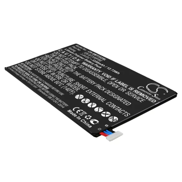 Utángyártott Samsung Tablet Li-Polymer akkumulátor 3.8V 3350mAh EB-BT330FBE, GH43-04112A;GH43-04112B - CameronSino