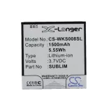 Utángyártott NGM mobil Li-ion akkumulátor 3.7V 1500mAh - CameronSino