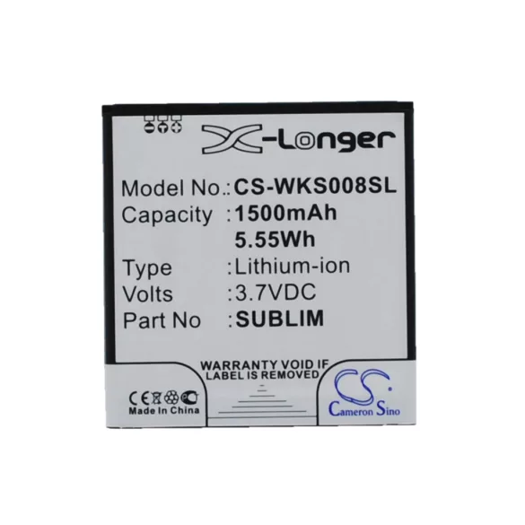Utángyártott NGM mobil Li-ion akkumulátor 3.7V 1500mAh - CameronSino