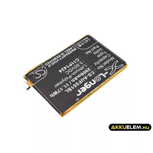 Utángyártott Asus mobil Li-Polymer akkumulátor 3.85V 2900mAh C11P1424, C11P1423 - CameronSino