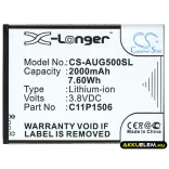 Utángyártott Asus mobil Li-ion akkumulátor 3.8V 2000mAh C11P1506 - CameronSino