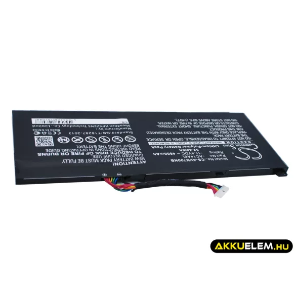 Utángyártott Acer laptop Li-Polymer akkumulátor 11.4V 4600mAh AC14A8L, AC14A8L(3ICP7/61/80) - CameronSino