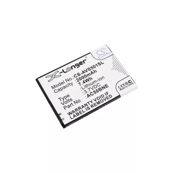 Utángyártott Archos mobil Li-ion akkumulátor 3.7V 2000mAh AC50BNE, AC50BNE 1ICP5/56/78 - CameronSino