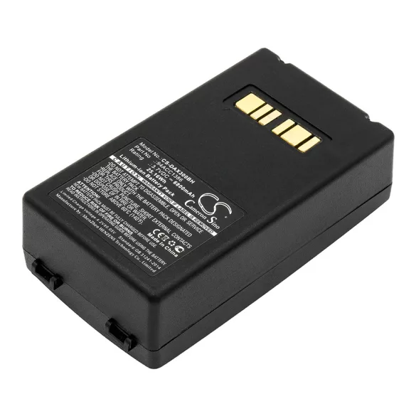 Utángyártott Datalogic Vonalkód szkenner Li-ion akkumulátor 3.7V 6800mAh 94ACC1386, BT-0016 - CameronSino