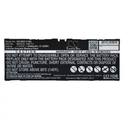   Utángyártott Dell Tablet Li-Polymer akkumulátor 7.4V 4300mAh 9MGCD, XMFY3 - CameronSino