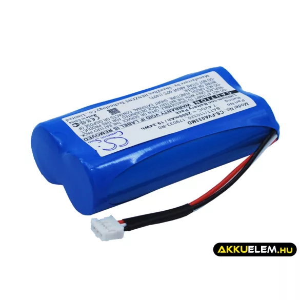 Utángyártott Fresenius Orvosi Li-ion akkumulátor 7.4V 2600mAh 179033-R0, BATT/110320 - CameronSino