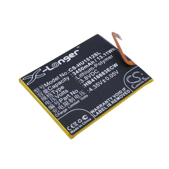 Utángyártott Huawei mobil Li-Polymer akkumulátor 3.8V 3450mAh HB416683ECW - CameronSino
