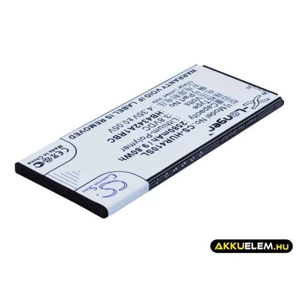 Utángyártott Huawei mobil Li-Polymer akkumulátor 3.8V 2580mAh HB4342A1RBC - CameronSino