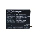 Utángyártott Huawei mobil Li-Polymer akkumulátor 3.8V 3100mAh HB396481EBC, HB396481EBW - CameronSino