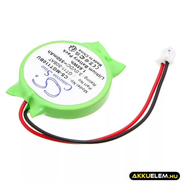 Utángyártott Mitsubishi CMOS / BackUp Lithium elem 3V 550mAh GT11-50BAT, FX3U-32BL - CameronSino