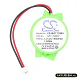 Utángyártott Mitsubishi CMOS / BackUp Lithium elem 3V 550mAh GT11-50BAT, FX3U-32BL - CameronSino